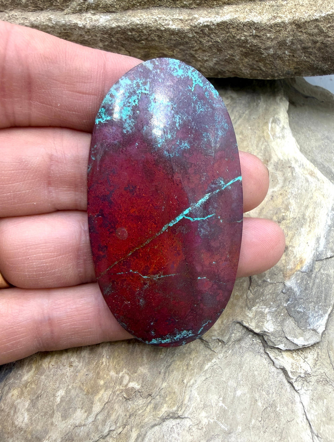 AAA+ Sonora Sunrise (Mexico) HUGE Oval Cabochon 33x61mm