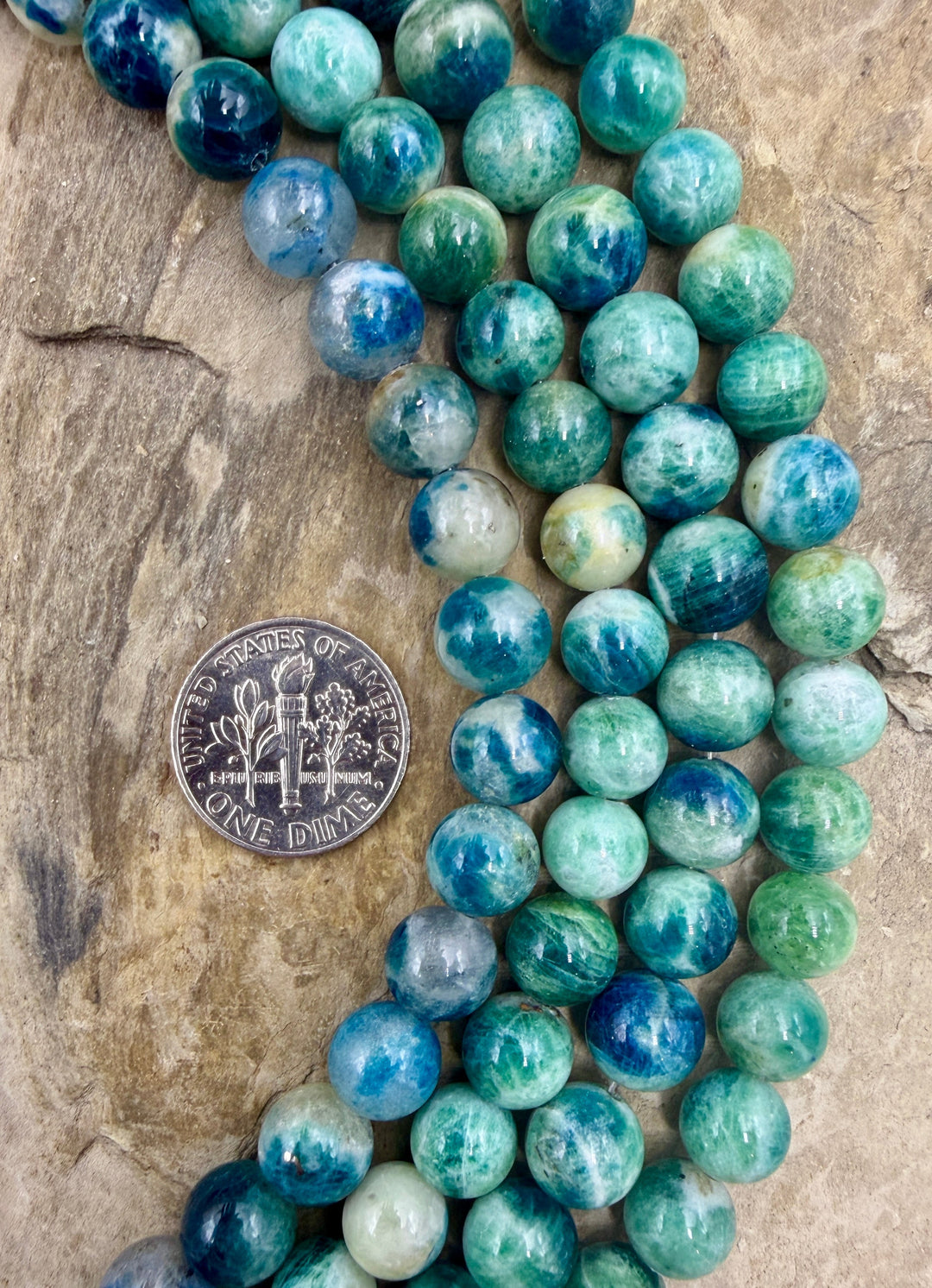 Afghanite 8mm Round Beads 7 Inch Strands/22-25 Beads