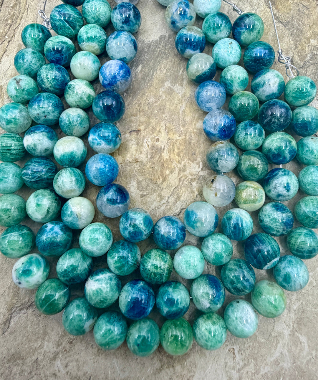 Afghanite 8mm Round Beads 7 Inch Strands/22-25 Beads
