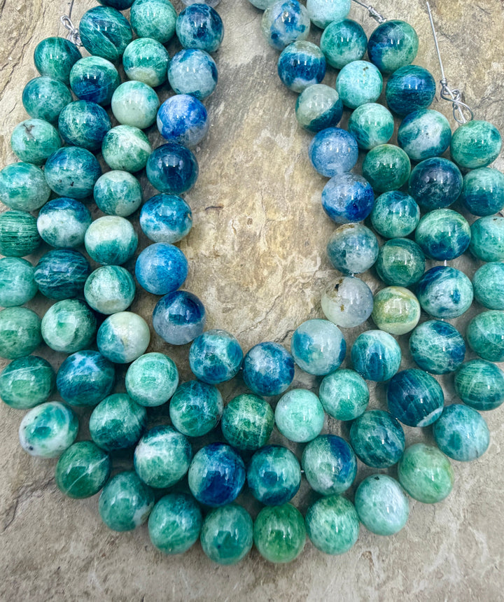 Afghanite 8mm Round Beads 7 Inch Strands/22-25 Beads