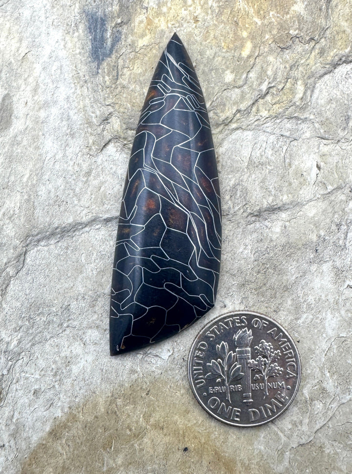 Alumilite Freeform Designer Cabochon 17x53mm - Alumilite