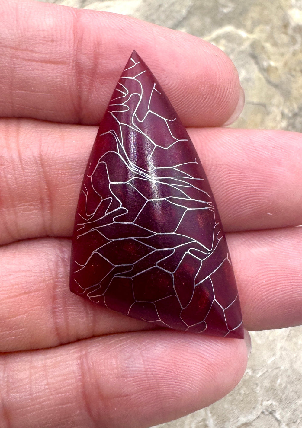 Alumilite Freeform Designer Cabochon 22x40mm - Alumilite