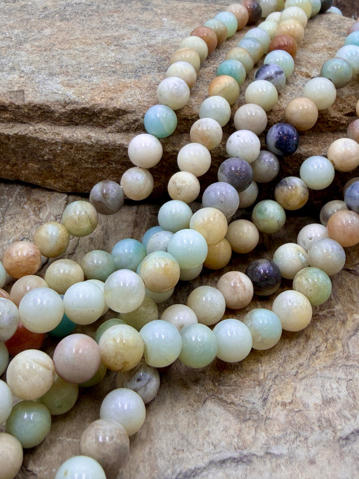 Amazonite 8mm Round Beads ONE 15.5 Inch Strands - Amazonite