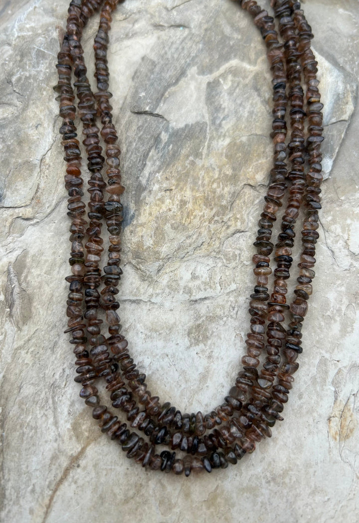 Andalusite Nugget Beads 7-9 mm One 18 inch strand