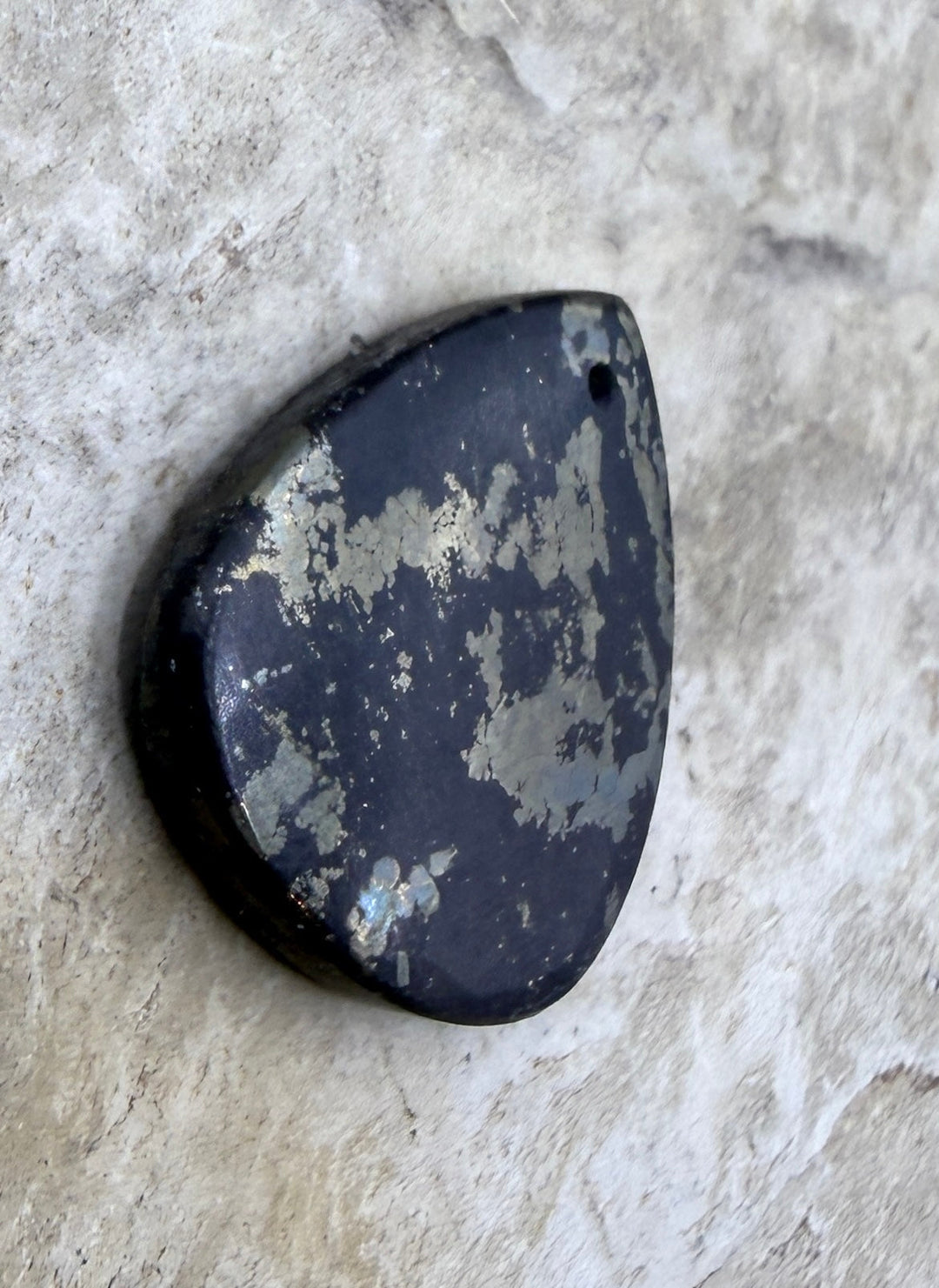 Apache Gold Focal Bead Pendant 20x23mm - Gobi Desert Agate
