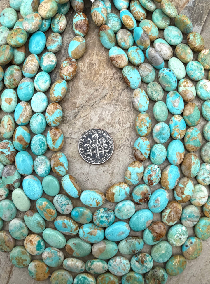 Baby Blue Pilot Mountain Turquoise (Nevada) 8x10mm Oval