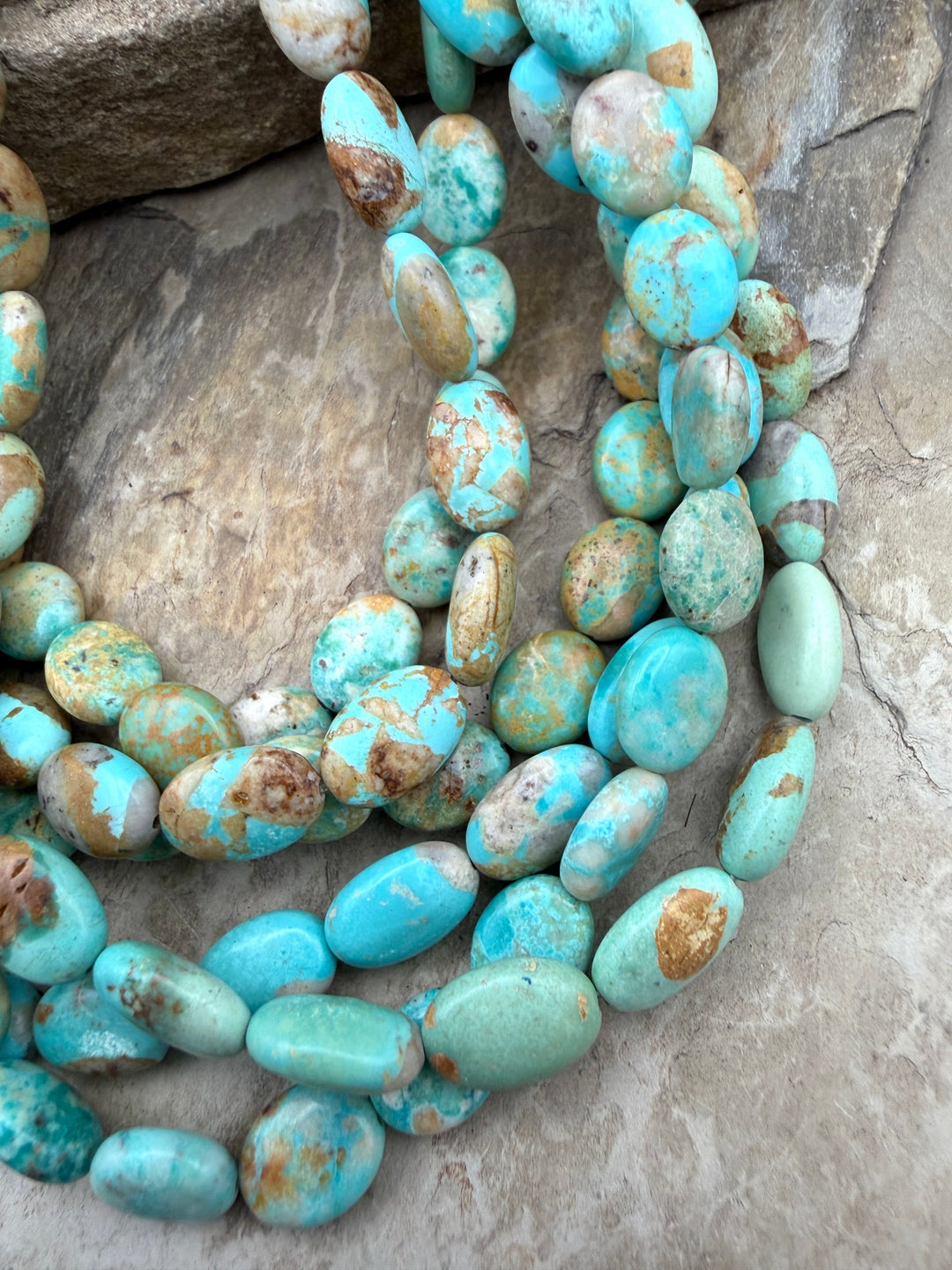 Baby Blue Pilot Mountain Turquoise (Nevada) 8x10mm Oval