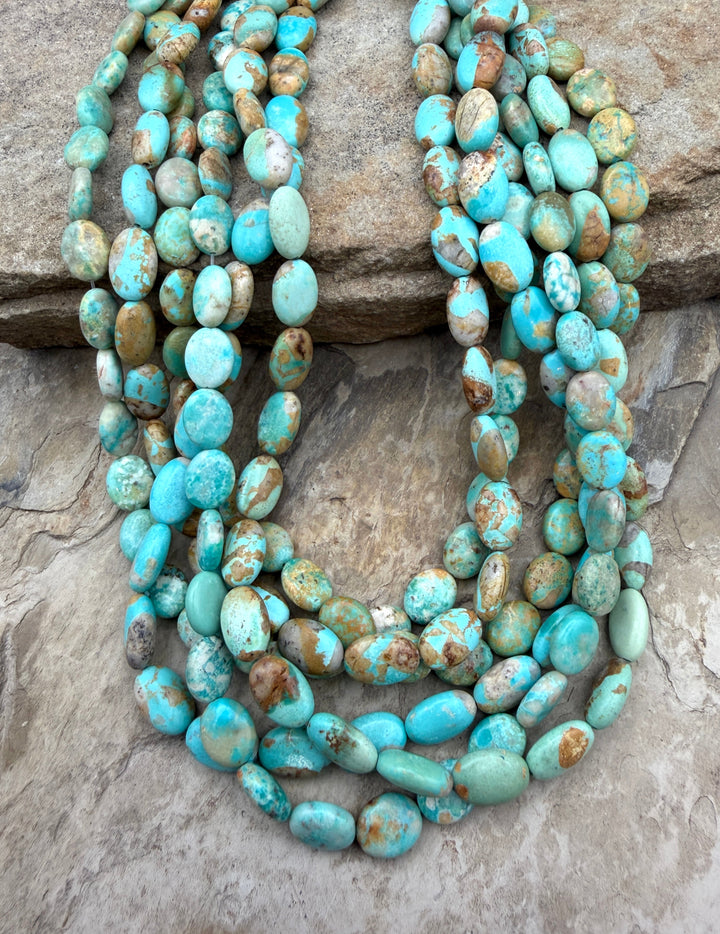Baby Blue Pilot Mountain Turquoise (Nevada) 8x10mm Oval