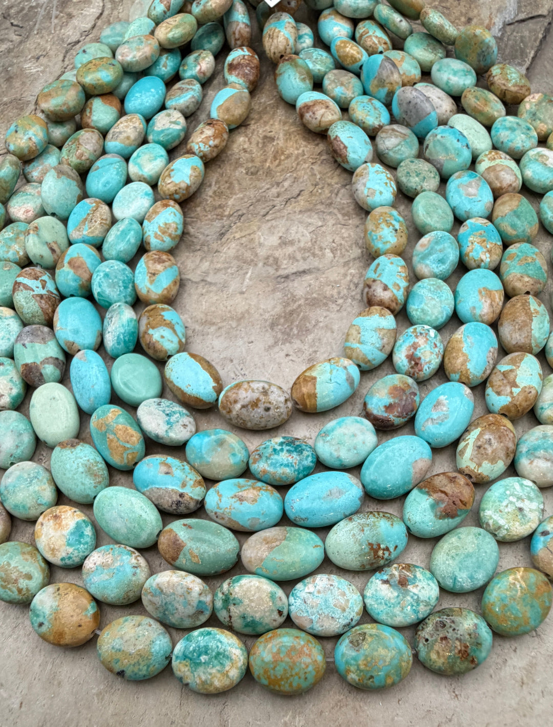 Baby Blue Pilot Mountain Turquoise (Nevada) 8x10mm Oval
