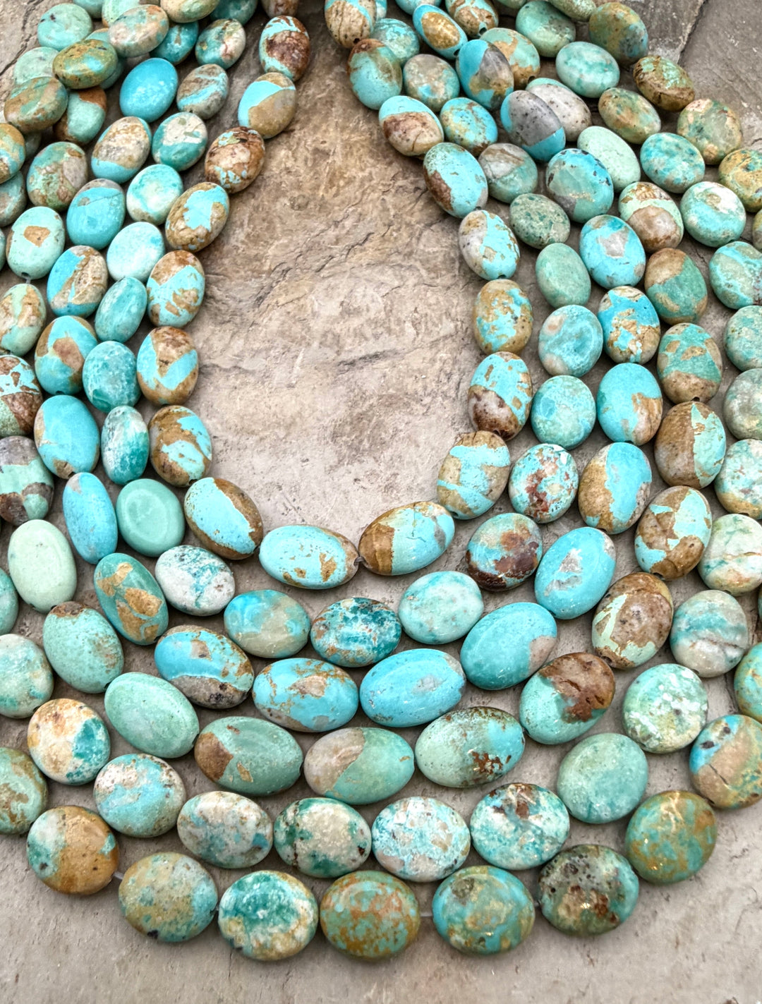 Baby Blue Pilot Mountain Turquoise (Nevada) 8x10mm Oval
