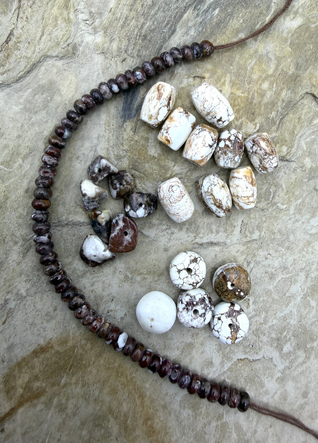 BARGAIN FRIDAY LOT of mixed Arizona Wild Horse Beads - Wild