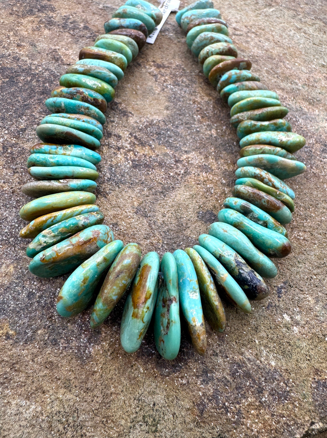 Beautiful Kingman Turquoise (Arizona) Graduated