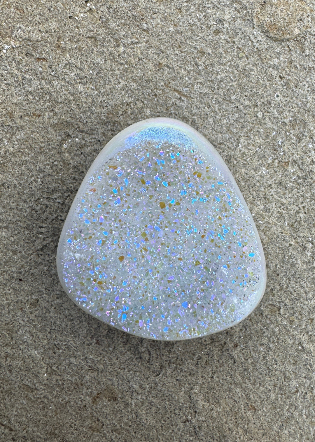 Beautiful Natural Druzy Coated with Silicone Designer