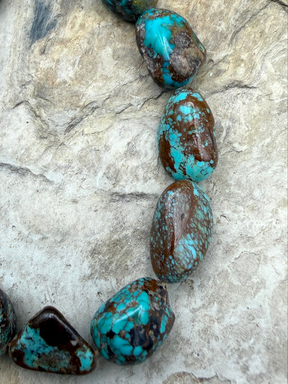 Blue/Brown Kingman Turquoise (Arizona) Irregular Nugget
