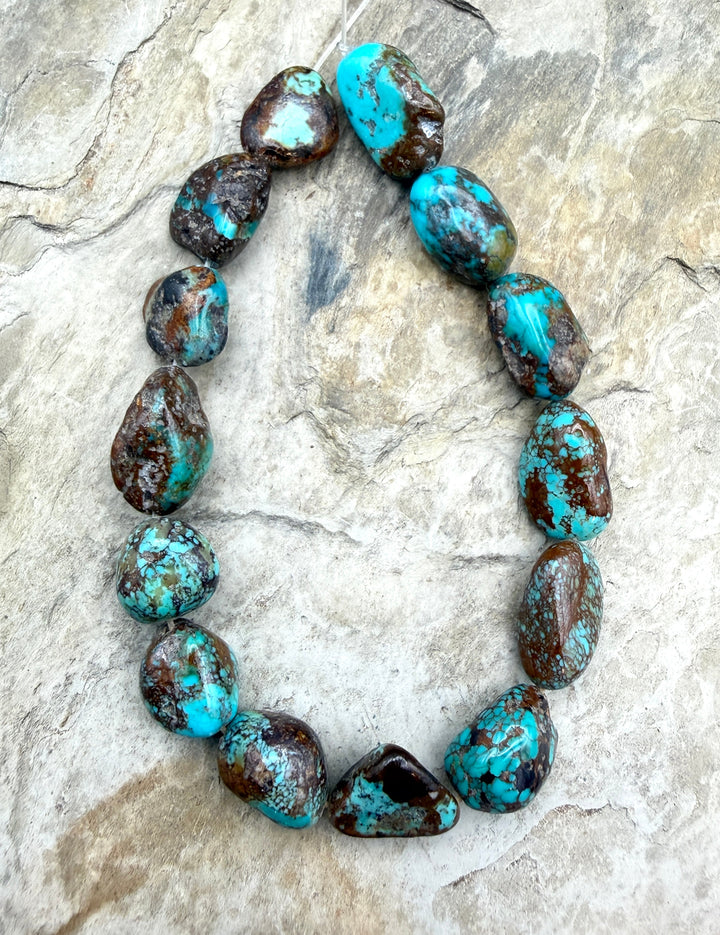 Blue/Brown Kingman Turquoise (Arizona) Irregular Nugget
