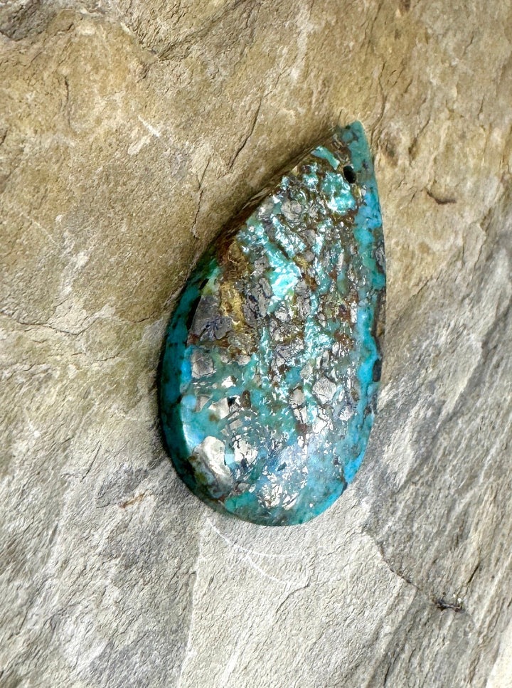 Blue Gem/Battle Mountain Turquoise (Nevada) Focal Bead