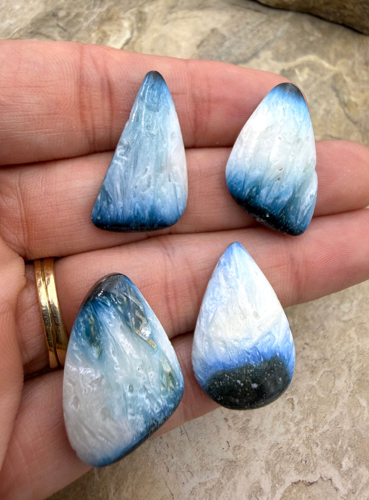 Blue Glacierite Freeform Cabochon Select One Stone