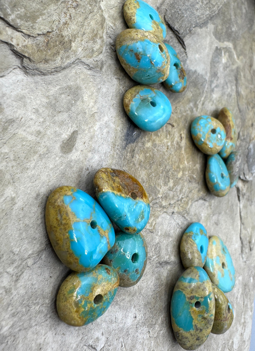 Cabalto Campitos (Mex) Turquoise Large Hole Beads Select