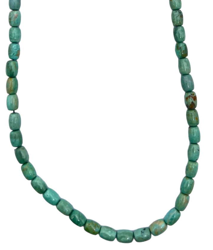 Campitos (Mex) Turquoise 5x7mm Barrel Beads (18 inch Strand)