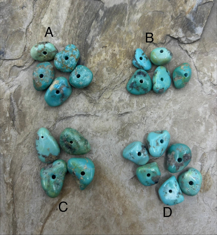 Campitos (Mex) Turquoise Large Hole Bead Sets 10x15