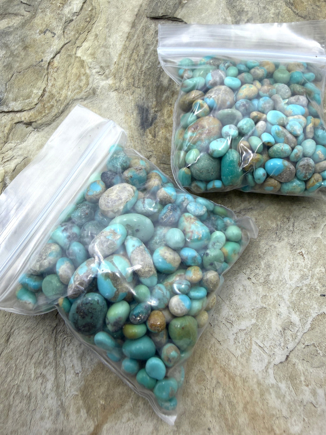 Campitos Turquoise (Mexico) Tumbled Undrilled Small Nuggets