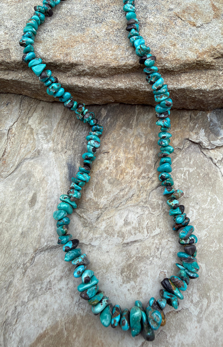 Carico Lake Turquoise (Nevada) Graduated Nugget Beads