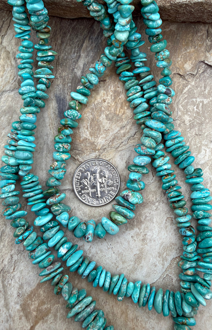 Carico Lake Turquoise (Nevada) Nugget Beads 4-6mm Select