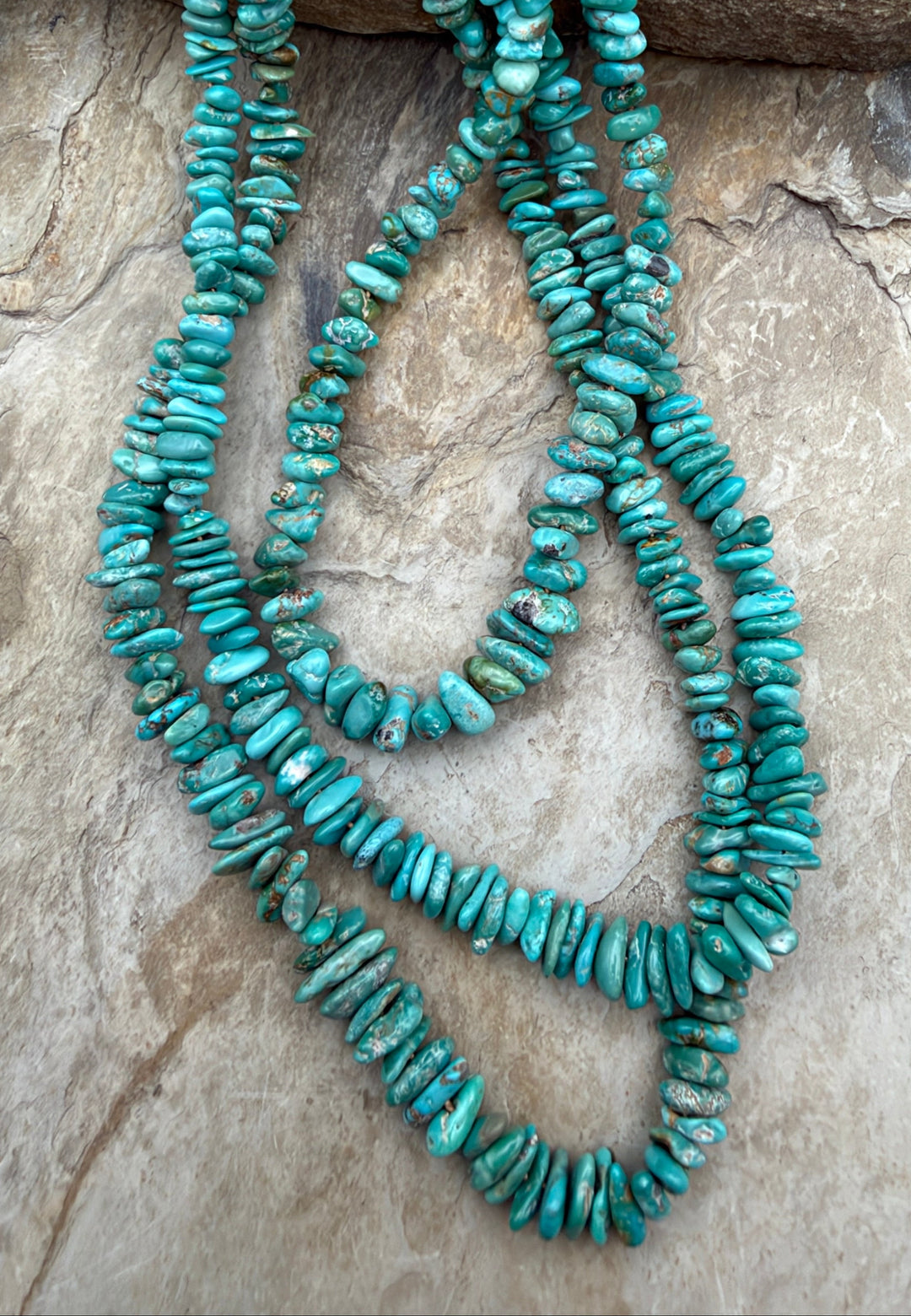 Carico Lake Turquoise (Nevada) Nugget Beads 4-6mm Select