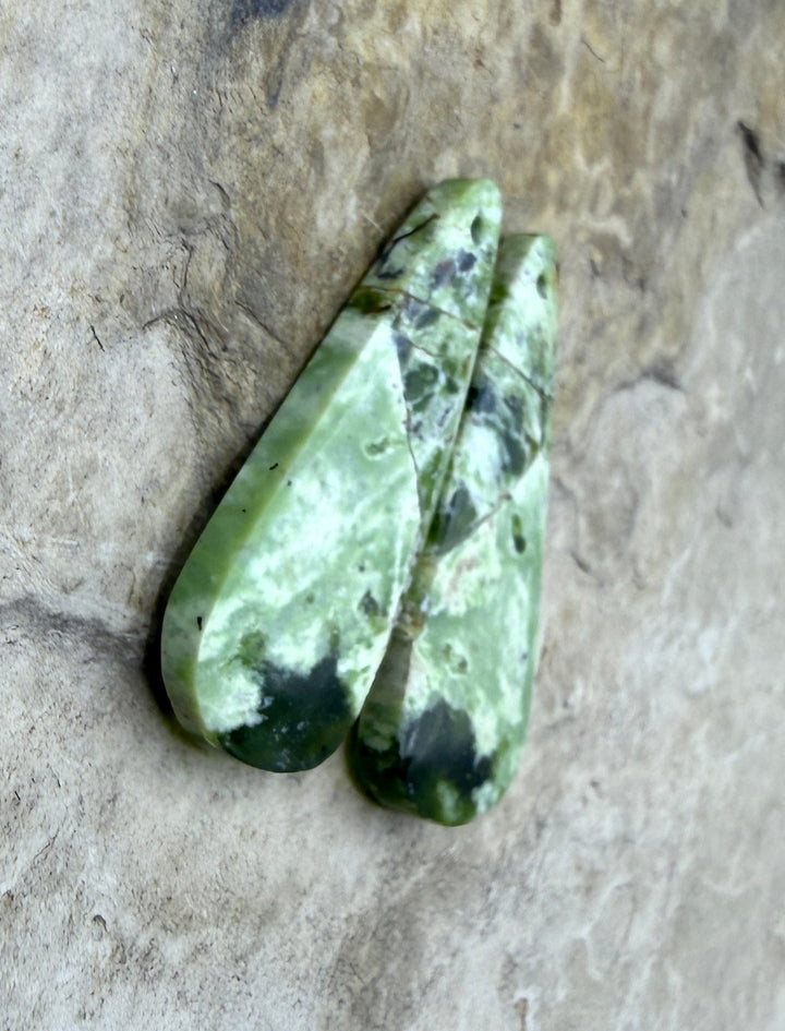 Chrome Chalcedony (Australia) Matching Earring Slab Bead