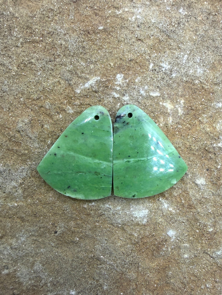 Chrome Chalcedony (Australia) Matching Earring Slab Bead