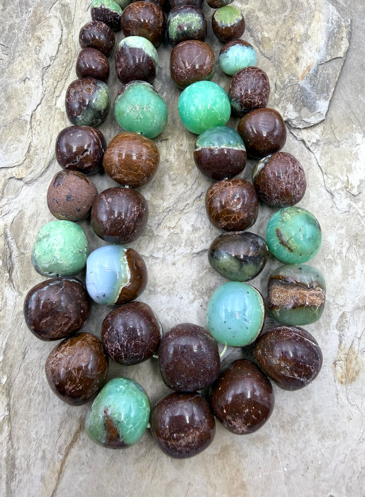Chrysoprase (Australia) BIG Graduated Nuggets 10-20mm 16