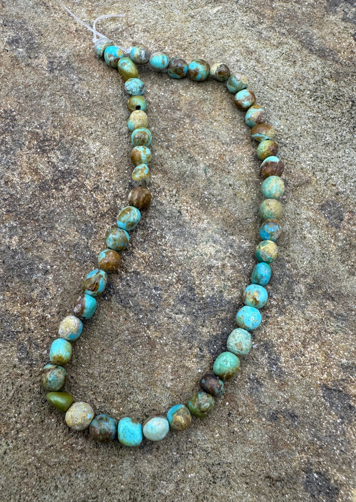 CLOSEOUT Kingman Turquoise (Arizona) 4mm Rounded Nugget