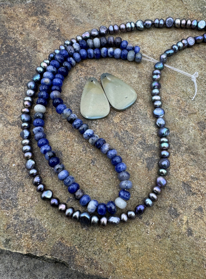 CLOSEOUT LOT Mixed LOT of Beads and Earring Slab Pair