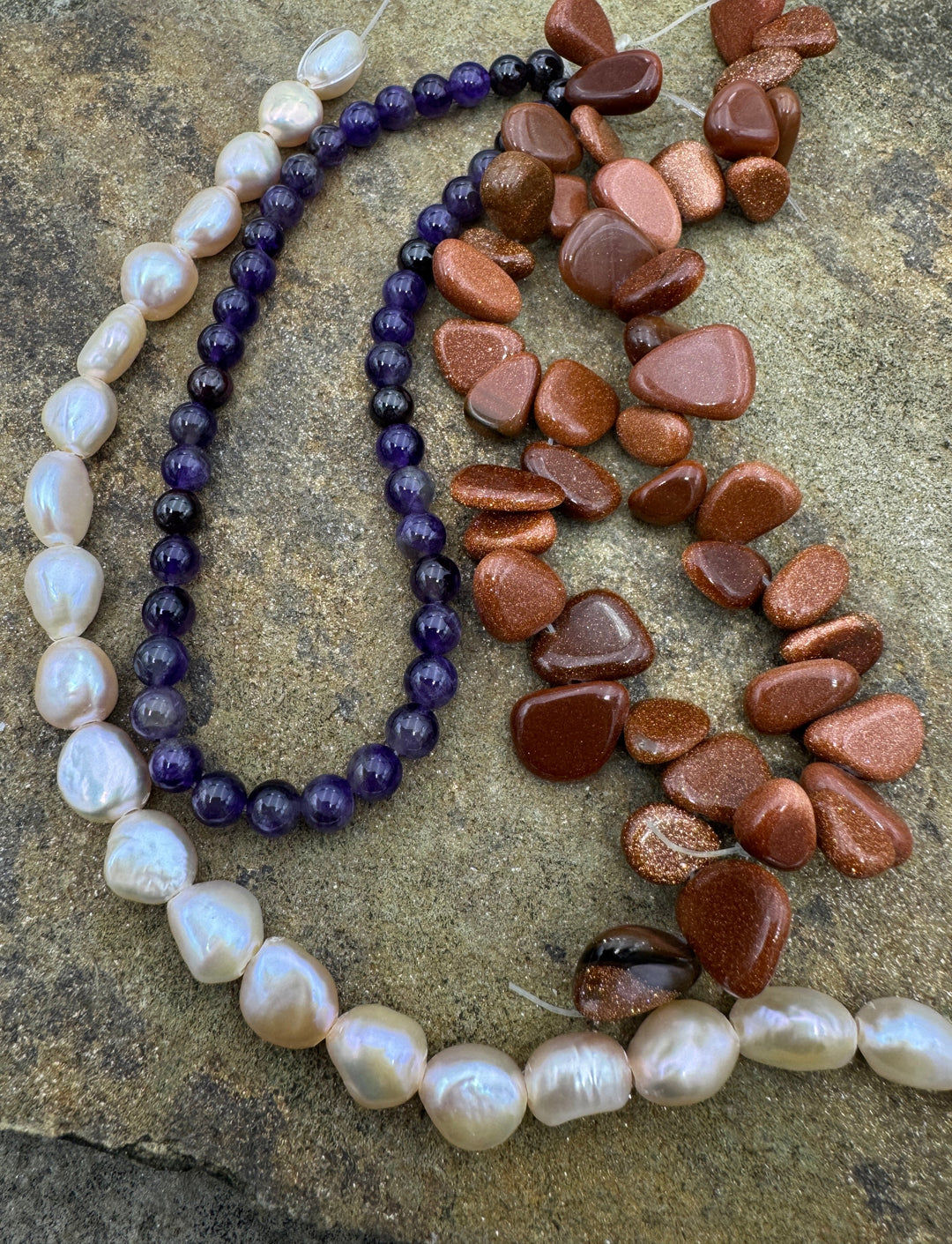 CLOSEOUT LOT Mixed LOT of Partial Strands Amethyst