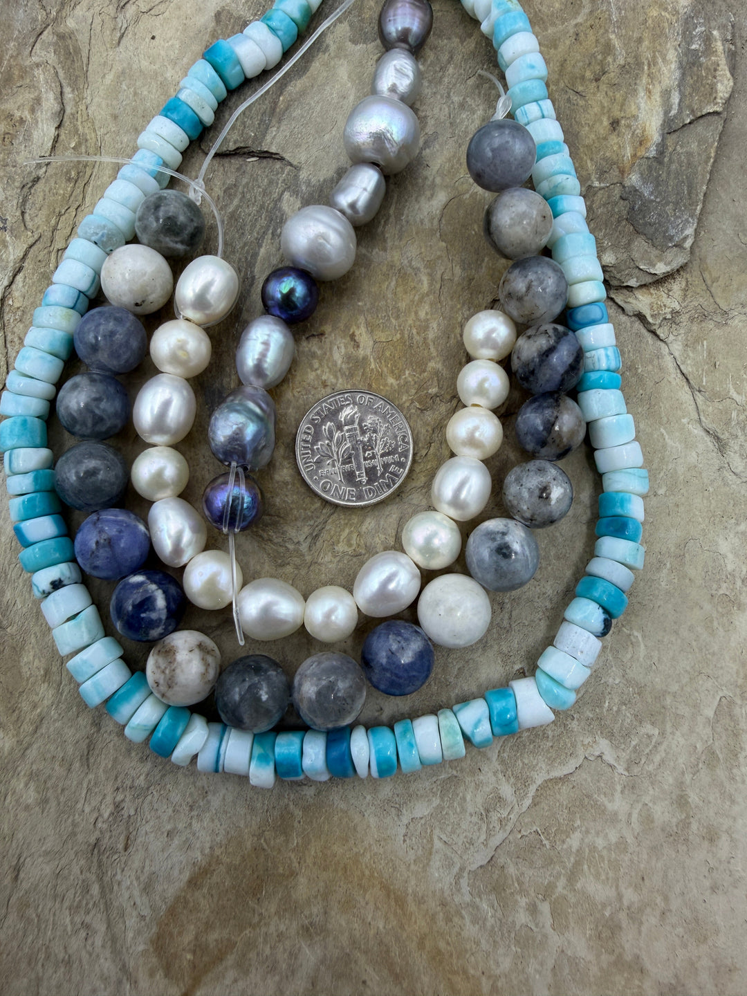 CLOSEOUT Lot of Bead Strands Large Hole Freshwater Pearls