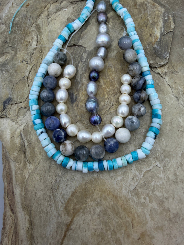 CLOSEOUT Lot of Bead Strands Large Hole Freshwater Pearls