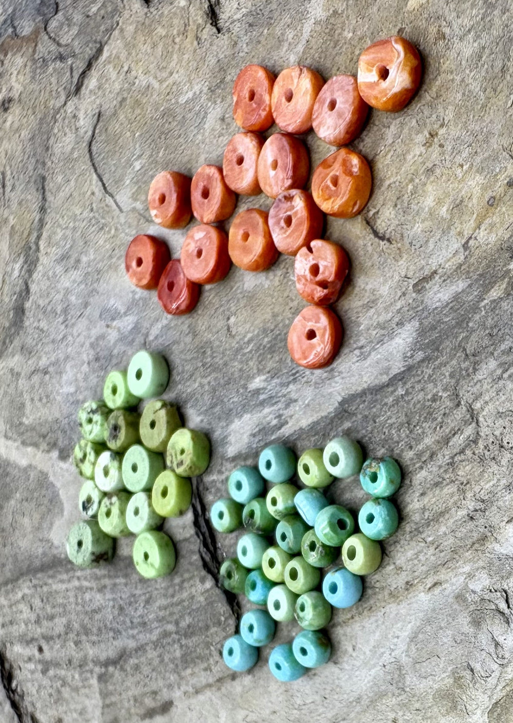 CLOSEOUT LOT RARE Bead Lot of Spiny Oyster Sonora Gold