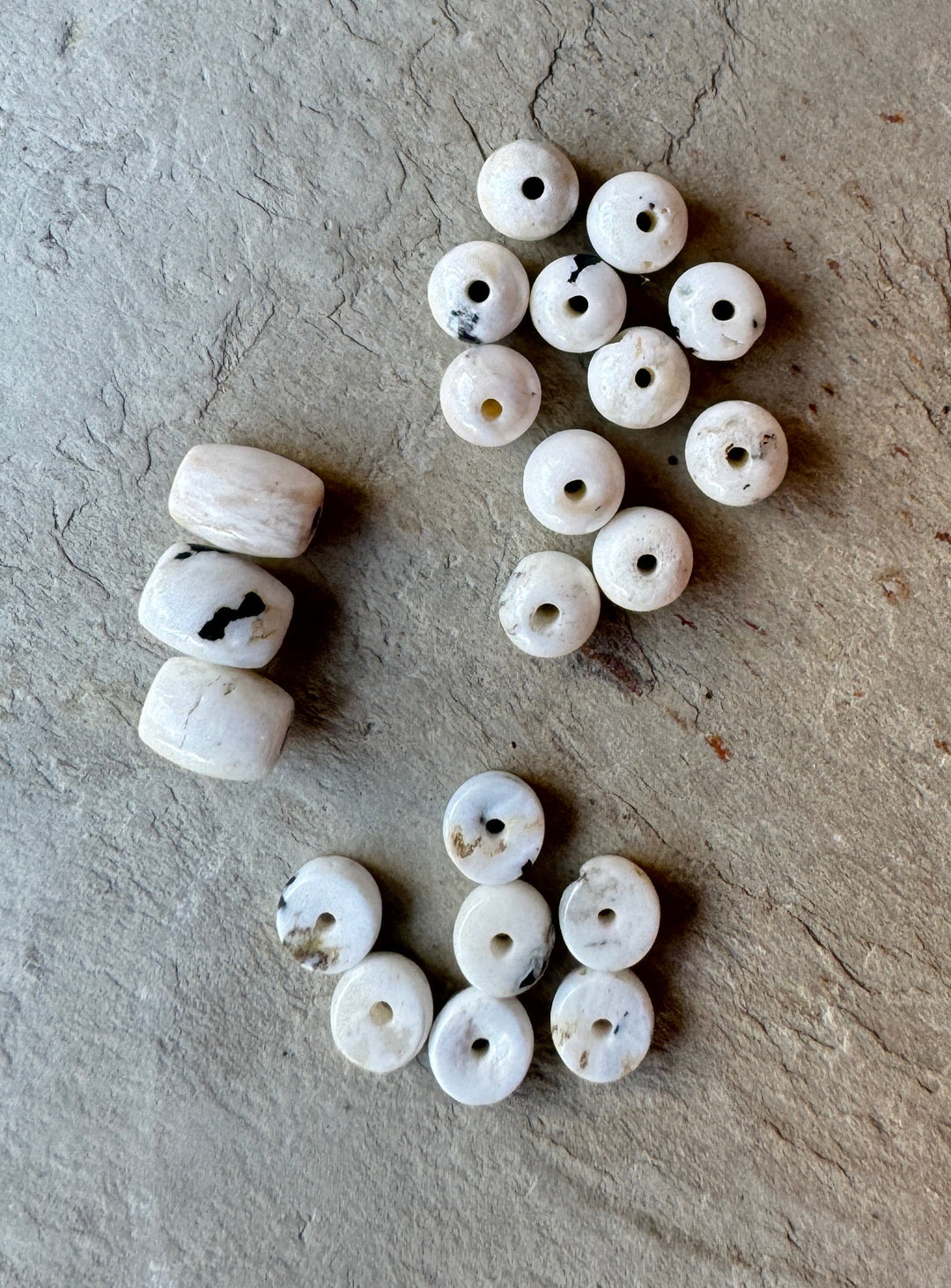 CLOSEOUT LOT RARE White Buffalo Beads - Mixed Lots