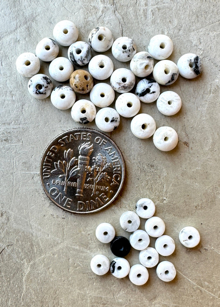 CLOSEOUT LOT RARE White Buffalo Beads - Mixed Lots