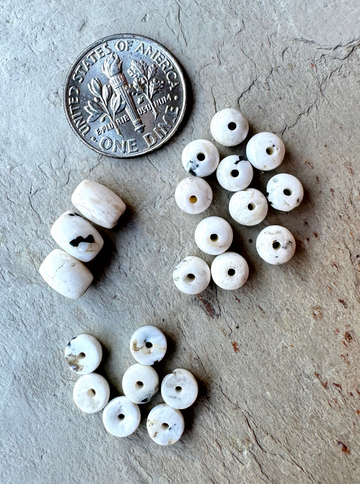 CLOSEOUT LOT RARE White Buffalo Beads - Mixed Lots