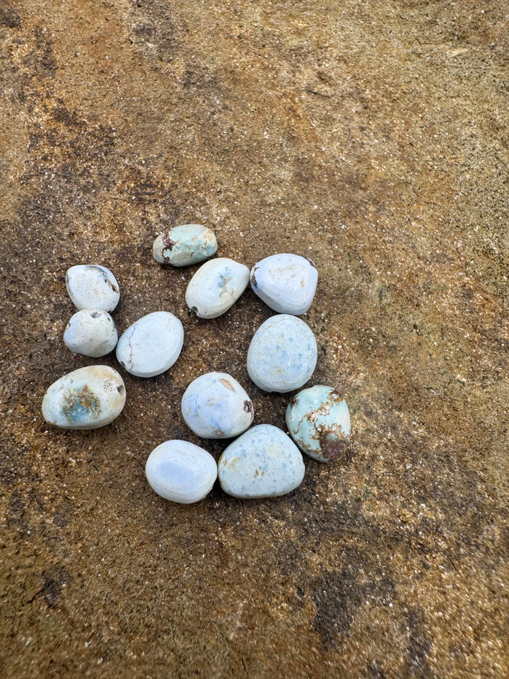 CLOSEOUT RARE Golden Hills Turquoise (Kazakhstan) Rounded