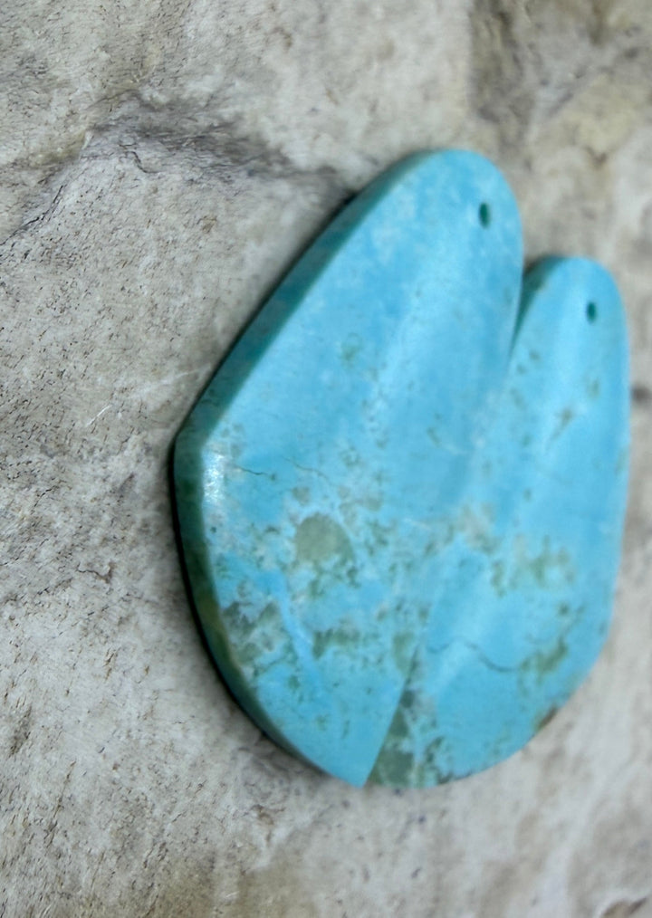Cripple Creek Turquoise (Colorado) Matching Earring Slab