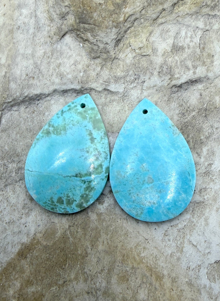 Cripple Creek Turquoise (Colorado) Matching Earring Slab