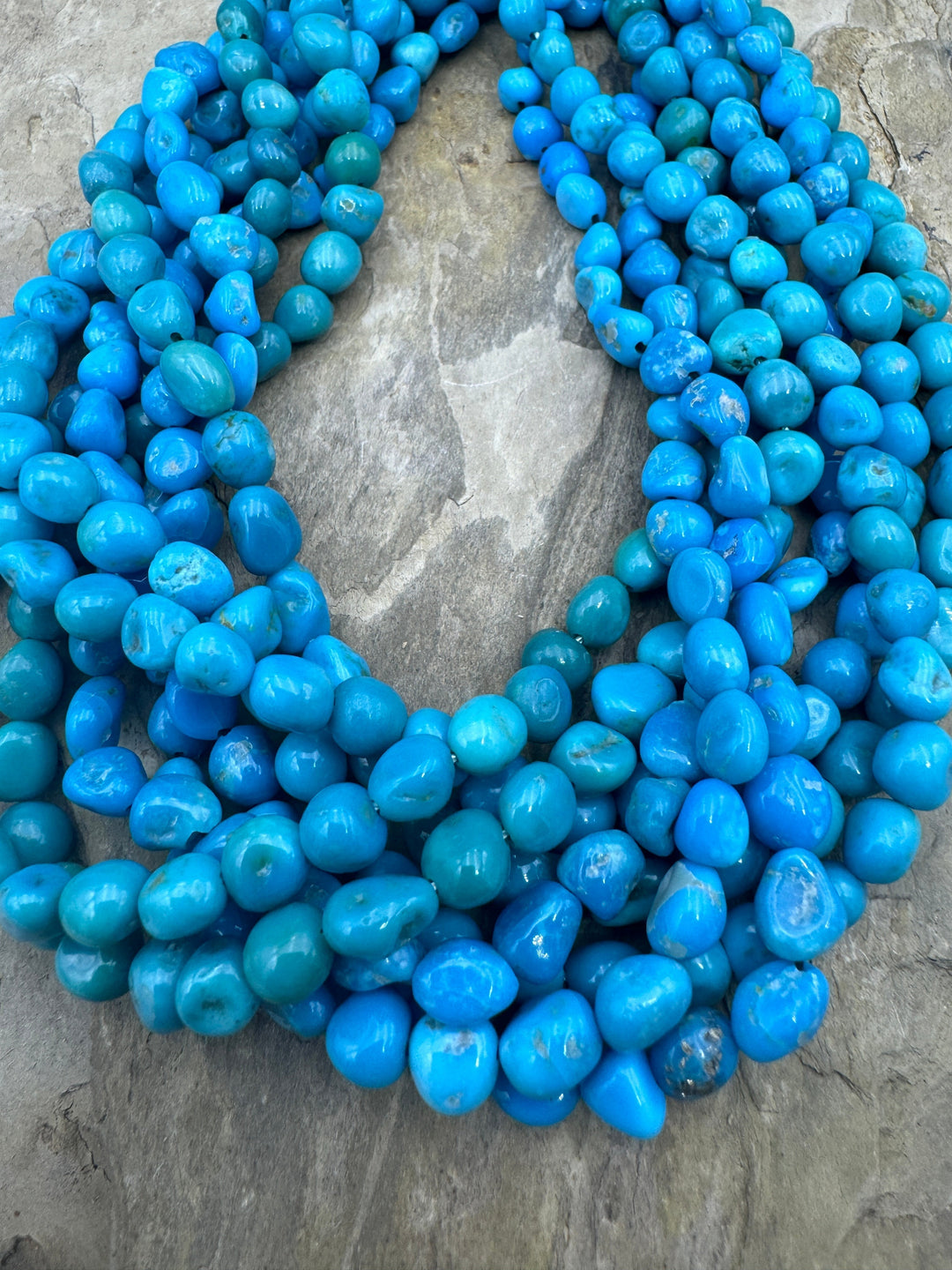 Deep Blue Sleeping Beauty Turquoise (AZ) 7-10mm Rounded