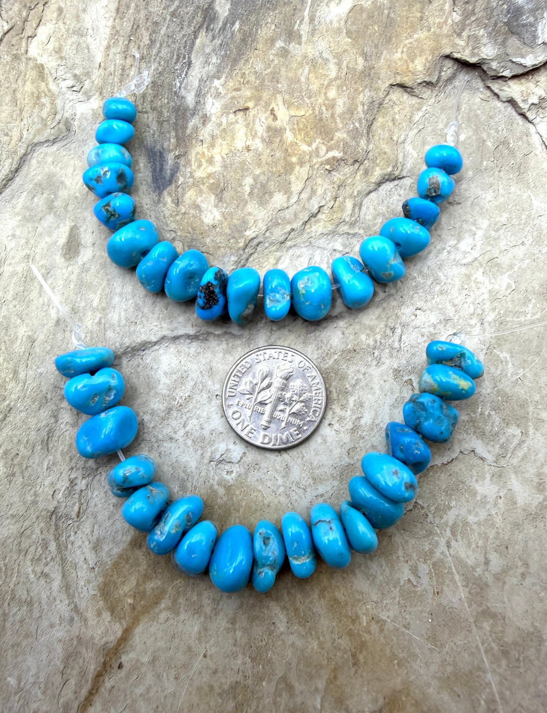 Deep Blue Sleeping Beauty Turquoise (AZ) 8-10mm Nugget