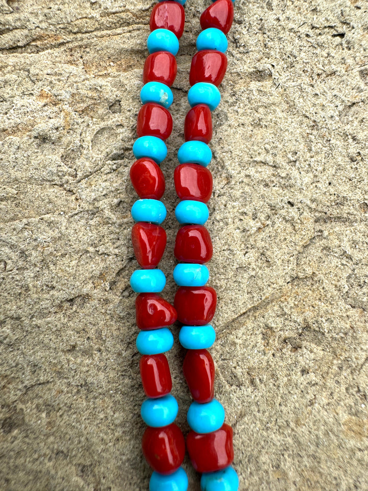 Designer Bracelet Strand RARE Blue Ridge Turquoise (Nevada)