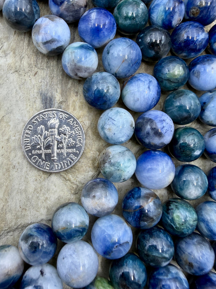 Dianite (Russia) 10mm Round Beads 8 Inch Strands/18-20