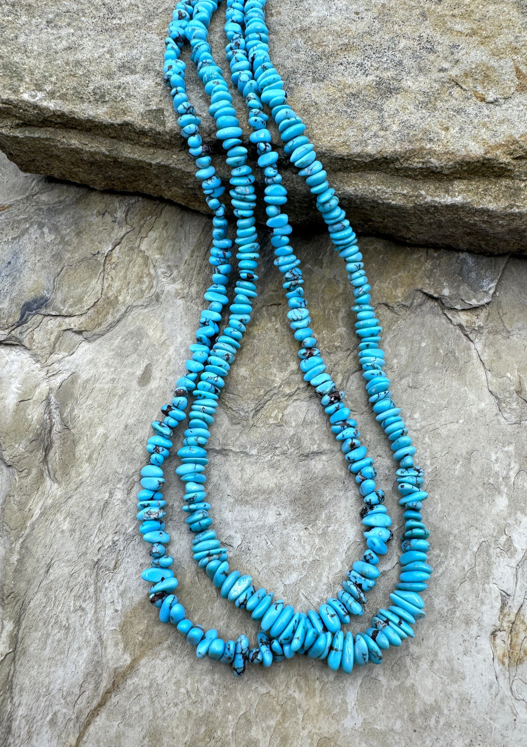 Egyptian Turquoise 4 6mm Chip/Nugget Beads 18 Inch Strand