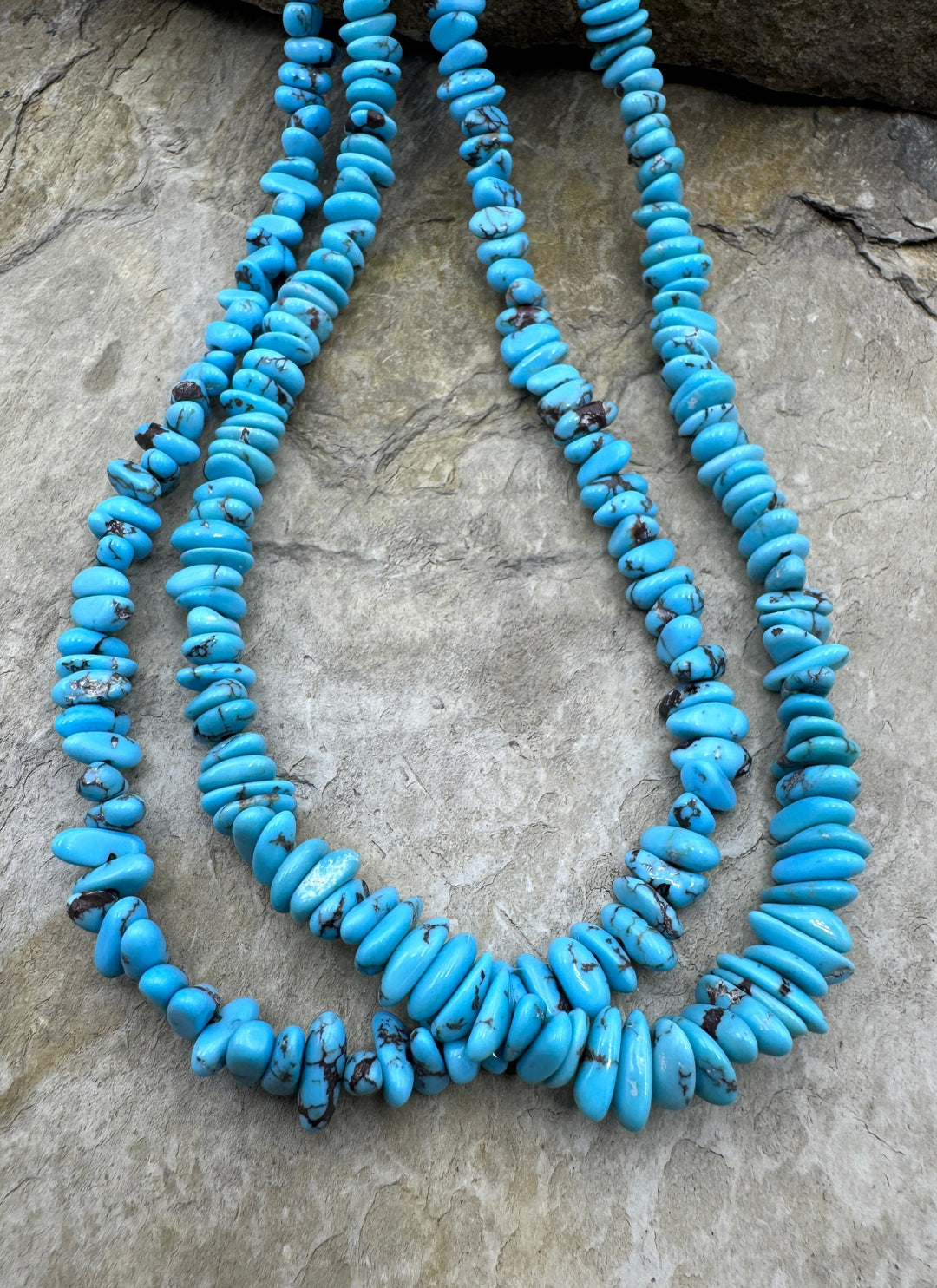Egyptian Turquoise 4 6mm Chip/Nugget Beads 18 Inch Strand