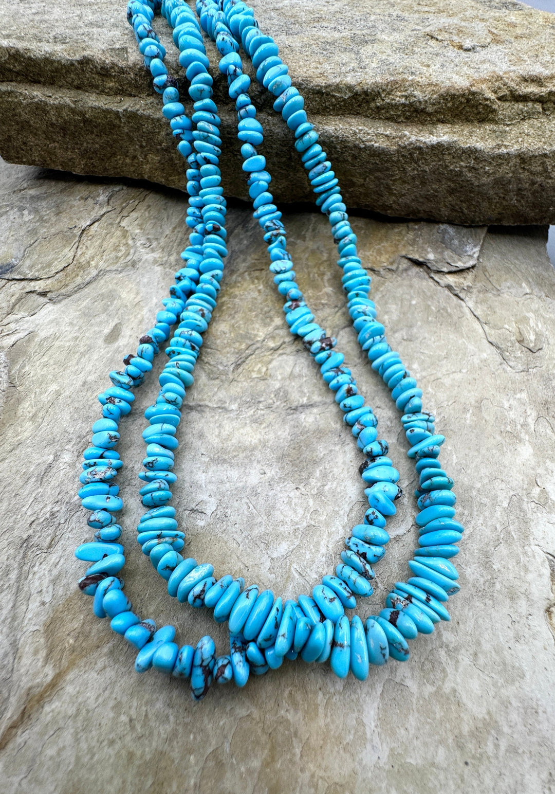 Egyptian Turquoise 4 6mm Chip/Nugget Beads 18 Inch Strand